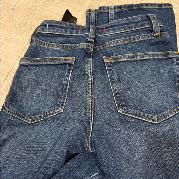 Zara Blue Straight Leg Jeans Classic Style - Picture 4 of 9